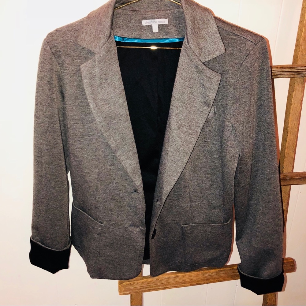 Grey Charlotte Russe Blazer